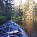Uthyres (per vecka): Packraft MRS Alligator koskikanootti 