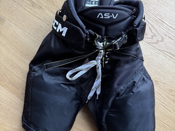 Verkaufen mit Online-Zahlungen: CCM Tacks AS-V Junior S Hose schwarz 