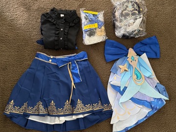 Selling with online payment: Furina Genshin Impact - Lost Abyss Doujin Cosplay
