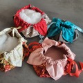 Vente au détail: Pochons tissu 