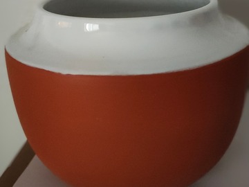 Vente: Lot cache pot céramique bi colore