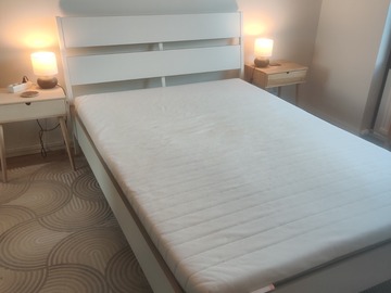 Myydään: White IKEA bed 140cm