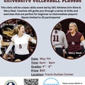 Clinics: Starkville Parks Mississippi State Volleyball Clinic (May 7th)