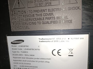 Myydään: Selling Samsung LE40N87BC 40" LCD TV