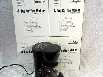 Bulk Lots: 12 Pcs LodgingStar 4-Cup Coffee Maker