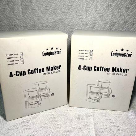 12 Pcs LodgingStar 4-Cup Coffee Maker