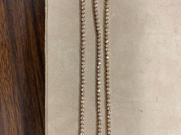 Bulk Lots: 67 pcs--Cubic Zirconia Bracelets Plated 14kt Gold--$1.50 ea