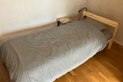 Myydään: Single-size bed frame and/or mattress and/or blanket