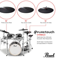 Selling with online payment: Pearl e/Merge e/Hybrid Electronic Drum Set with 22-inch Bass Drum