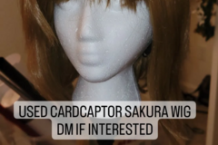 Selling with online payment: Used cardcaptor Sakura wig 
