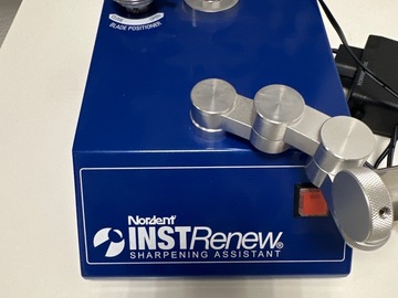 Gebruikte apparatuur: Nordent InstRenew sharpening assistant