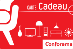 Vente: e-Carte cadeau Conforama (314€)