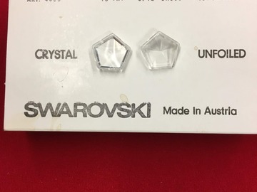 Bulk Lots: 200 pcs-- Swarovski Vintage Crystal Stone--18mm  $ .50 pcs! WOW