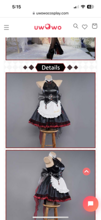 Arlecchino Maid Cosplay