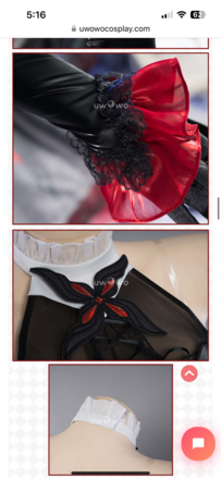 Arlecchino Maid Cosplay