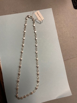 17-1/2" Genuine Vintage Tiffany Necklace-Sterling Silver