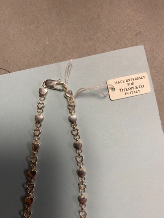17-1/2" Genuine Vintage Tiffany Necklace-Sterling Silver