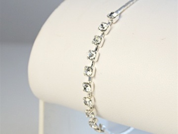 Bulk Lots: 50 pcs-7 1/4" Swarovski Crystal Rhinestone Bracelets--$1.99 each!