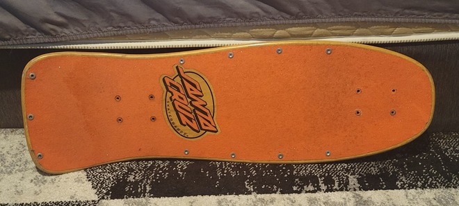 Original 80's Jeff Kendall Santa Cruz Graffiti Skateboard - ACTION Original 80's Jeff Kendall Santa Cruz Graffiti Skateboard - ACTION