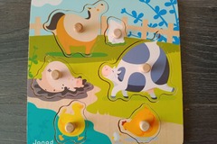 Vente: Puzzle à encastrements en bois JANOD 