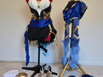 Selling with online payment: Retired Genshin Impact Size L DokiDoki SR Layla Full Cosplay