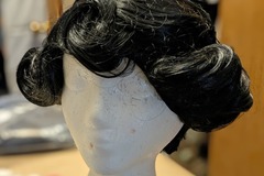 Selling with online payment: ANOGOL short curly black wig
