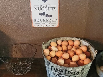 Selling with In-person Payment: Fresh eggs