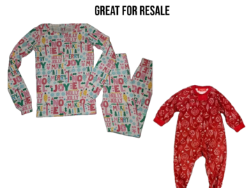Bulk Lots: 15 - NWT Kids Holiday Pajamas – The Children’s Place & Macy's 