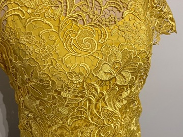 Selling: Kate Sylvester - embroidered/ lace Short Sleeve Top- size XS