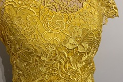Selling: Kate Sylvester - embroidered/ lace Short Sleeve Top- size XS