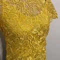 Selling: Kate Sylvester - embroidered/ lace Short Sleeve Top- size XS