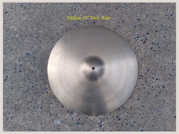 Selling with online payment: ZILDJIAN A MEDIUM RIDE 20" (1980'S)