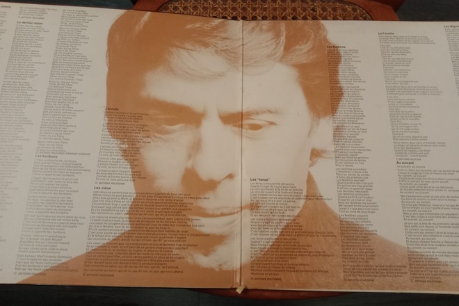 Disque vinyle 33 T Jacques BREL "Les vieux" - Barclay