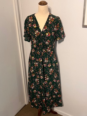 Kate Sylvester Silk Dress- Size Small Kate Sylvester Reloved