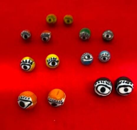 1000 pcs "Evil Eye" Jewelry Beads--$0.10 ea