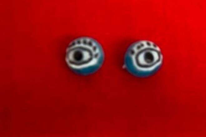 1000 pcs "Evil Eye" Jewelry Beads--$0.10 ea