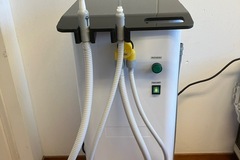 Nieuwe apparatuur: Handzame afzuigunit (600 watt) met 2 afzuigkanalen