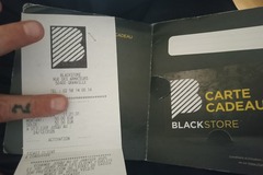 Vente: Carte cadeau Blackstore (50€)