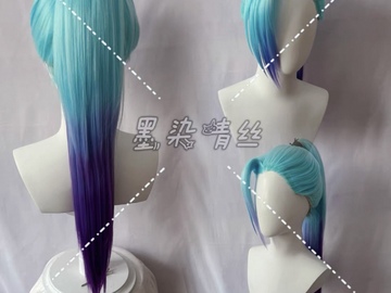 Selling with online payment: [pre-made] league of legends kda all out seraphine wig
