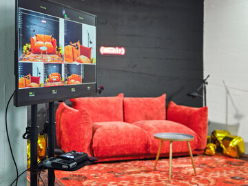 Rent Podcast Studio: Lounge Podcast Set