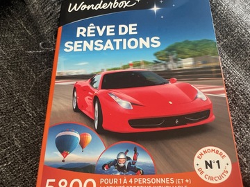 Vente: Coffret Wonderbox "Rêve de Sensations" (184,90€)