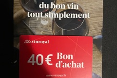 Vente: Bon d’achat Vinroyal (40€)