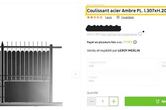 À vendre: PORTAIL COULISSANT NEUF