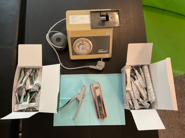 Gebruikte apparatuur: 3M APLICAP ACTIVATOR +APPLICATOR +  2 soorten GC Fuji glasionomee