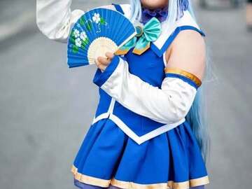 Selling with online payment: Aqua from Konosuba Handmade Cosplay and Wig