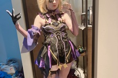 Selling with online payment: Fischl Genshin Impact FULL COSPLAY DokiDoki SR Small + shoes wig 