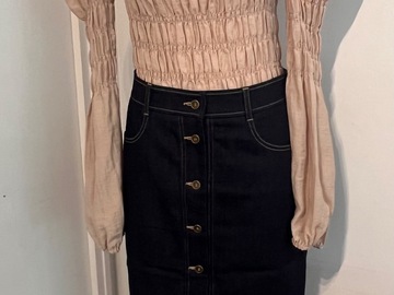 Selling: Sylvester Denim A-Line Skirt - Size 8
