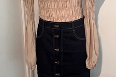 Selling: Sylvester Denim A-Line Skirt - Size 8