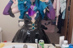 Selling with online payment: Hatsune Miku Devil Noodle Topper Cosplay/Wig