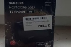 À vendre: Av disque dur ssd externe 2tb 2to, encore garantie 1 an